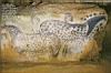 France, Lot, Pech-Merle, Grotte, Frise des chevaux ponctues (-20000 ans)